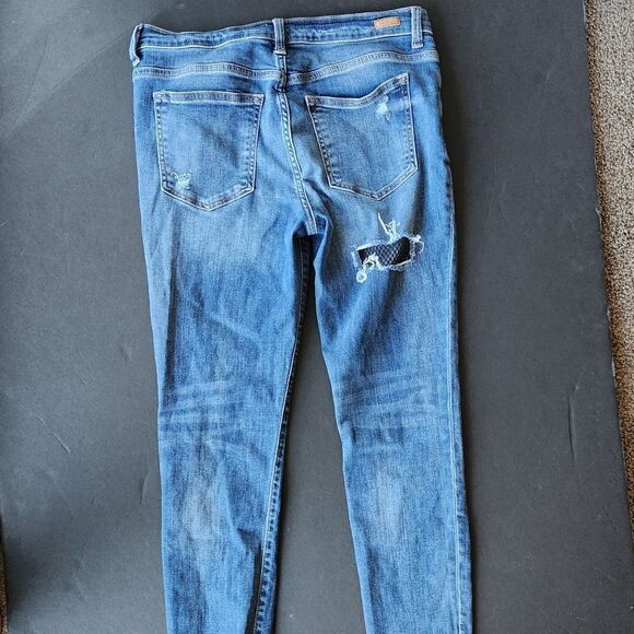 Sneak Peak Skinny Jeans with Rips - Picture 9 of 15